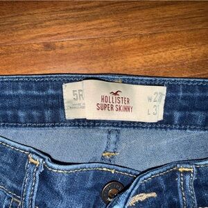 Hollister Dark Blue Super Skinny Jeans